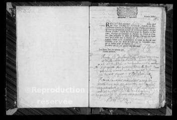 92 vues Registre paroissial. Baptêmes, mariages, sépultures (avril 1700-1708) ; baptêmes, sépultures (janvier-avril 1709)
