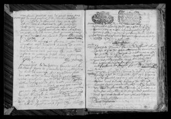 136 vues Registre paroissial. Baptêmes, mariages, sépultures (1709 ; 1711-1729)