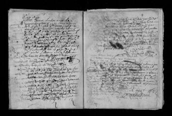 21 vues Registre paroissial. Baptêmes, mariages, sépultures (1670-février 1671)