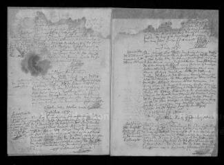 13 vues Registre paroissial. Baptêmes (1681) ; mariages (février-juin 1680 ; juin-octobre 1681) ; baptêmes, mariages, sépultures (1682-avril 1684)