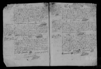 10 vues  - Registre paroissial. Baptêmes, mariages, sépultures (mai-octobre 1692) (ouvre la visionneuse)