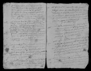 5 vues Registre paroissial. Baptêmes (1607-janvier 1608)