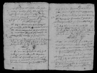 8 vues Registre paroissial. Baptêmes (février 1610-janvier 1612)