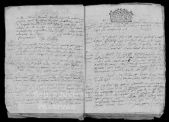 73 vues Registre paroissial. Baptêmes, mariages, sépultures (1713-1724) ; sépultures (décembre 1726)