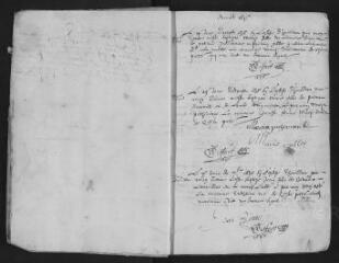 88 vues  - Registre paroissial. Baptêmes (août 1656-juin 1668) (ouvre la visionneuse)