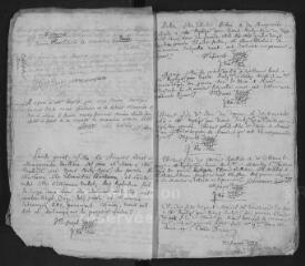 46 vues Registre paroissial. Baptêmes (décembre 1685-mars 1692)