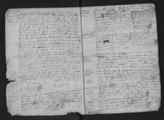 15 vues  - Registre paroissial. Baptêmes, mariages, sépultures (1699), Baptêmes (janvier 1700) (ouvre la visionneuse)