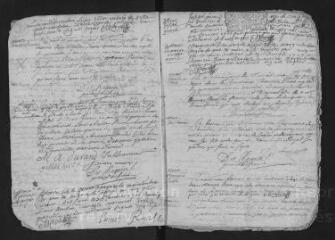 21 vues Registre paroissial. Baptêmes, mariages, sépultures (1700) ; baptême (janvier 1701)