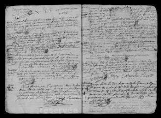 18 vues Registre paroissial. Baptêmes, mariages, sépultures (1701) ; baptêmes, sépultures (janvier 1702)