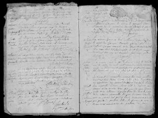 99 vues Registre paroissial. Baptêmes, mariages, sépultures (août 1726-novembre 1732)