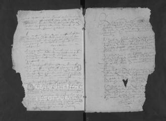 161 vues Registre paroissial. Baptêmes (1634-1661) ; mariages (1652-septembre 1661)