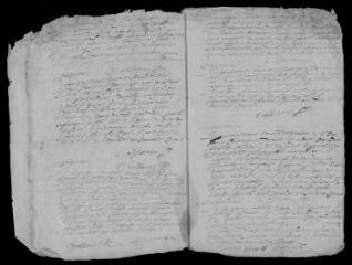 15 vues Registre paroissial. Baptêmes, mariages, sépultures (1672-mai 1674)