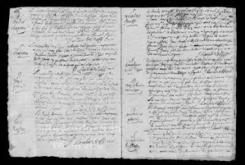 13 vues Registre paroissial. Baptêmes, mariages, sépultures (octobre 1723-décembre 1724)