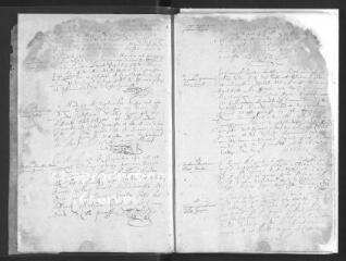 63 vues  - Registre paroissial. Mariages (octobre 1626-avril 1668) (ouvre la visionneuse)