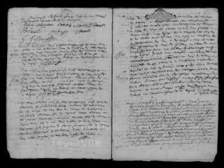 82 vues Registre paroissial. Baptêmes, mariages, sépultures (avril 1689-décembre 1702) ; baptêmes, sépultures (janvier 1703)