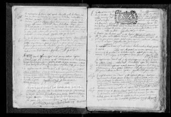 119 vues  - Registre paroissial. Baptêmes, mariages, sépultures (1706-1712 ; 1714-janvier 1730) (ouvre la visionneuse)