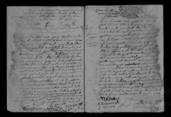 335 vues Registre paroissial. Baptêmes, mariages, sépultures (février 1727-décembre 1739)