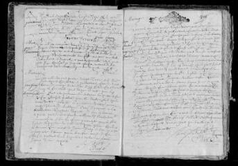 130 vues  - Registre paroissial. Baptêmes, mariages, sépultures (mars 1693-octobre 1706) (ouvre la visionneuse)