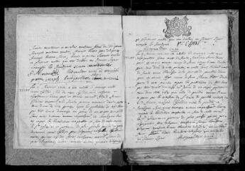 167 vues Registre paroissial. Baptêmes, mariages, sépultures (1712-1724) ; baptêmes (janvier 1725)