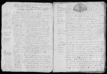 48 vues Registre paroissial. Baptêmes, mariages, sépultures (1725-1742) ; baptêmes, mariages (janvier 1743)
