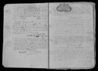 22 vues Registre paroissial. Baptêmes, mariages, sépultures (avril 1710-décembre 1711) ; sépulture (janvier 1712)