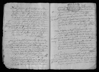 21 vues Registre paroissial. Baptêmes, mariages, sépultures (janvier-octobre 1716)
