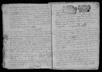 30 vues Registre paroissial. Baptêmes, sépultures (novembre-décembre 1716) ; baptêmes, mariages, sépultures (1717-1718)
