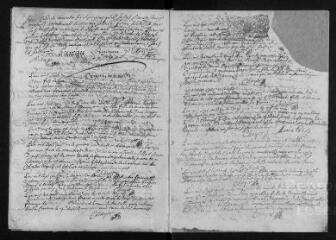 221 vues  - Registre paroissial des baptêmes, mariages, sépultures (1701-1728) lacunes (ouvre la visionneuse)