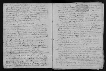 153 vues  - Registre paroissial des baptêmes, mariages, sépultures (1728-1743) (ouvre la visionneuse)