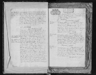 141 vues Registre paroissial. Baptêmes, mariages, sépultures (octobre 1710-février 1737)
