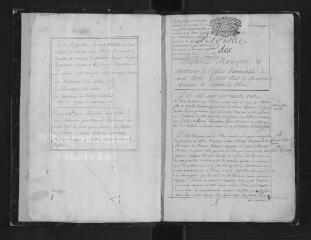 73 vues Registre paroissial. Baptêmes, mariages, sépultures (1733-1736) ; baptêmes, mariages (janvier 1737)