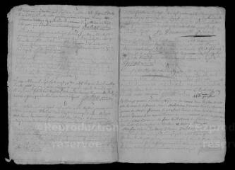 7 vues Registre paroissial. Baptêmes, mariages, sépultures (juillet-décembre 1724)