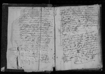 157 vues Registre paroissial. Baptêmes (1635-janvier 1668)