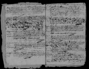 20 vues  - Registre paroissial. Baptêmes, mariages, sépultures (1722) ; baptême (janvier 1723) (ouvre la visionneuse)