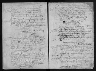 190 vues  - Registre paroissial des baptêmes (sept. 1624-juillet 1641) (ouvre la visionneuse)