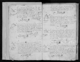 174 vues Registre paroissial des baptêmes, mariages, sépultures (janv. 1668-nov. 1672)