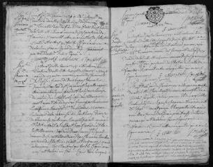 267 vues Registre paroissial des baptêmes, mariages, sépultures (1731-1740)