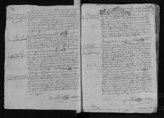 280 vues Registre paroissial. Baptêmes, mariages, sépultures (1692-février 1726)