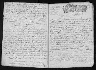 27 vues Registre paroissial. Baptêmes, mariages, sépultures (1717) ; sépultures (janvier 1718)