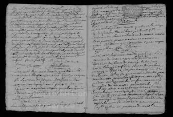 24 vues Registre paroissial. Baptêmes, mariages, sépultures (février-décembre 1734)