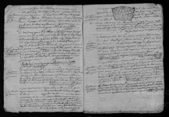 166 vues  - Registre paroissial. Baptêmes, mariages, sépultures (1720-novembre 1734) (ouvre la visionneuse)