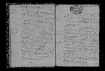190 vues Registre paroissial. Baptêmes, mariages, sépultures (1721-1751) ; sépultures (mai-août 1752)