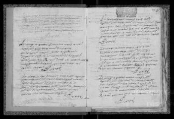 81 vues Registre paroissial. Baptêmes, mariages, sépultures (1703-1710 ; 1712) ; baptêmes, sépultures (janvier-mars 1711)