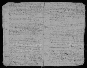 7 vues Registre paroissial. Baptêmes, mariages, sépultures (mai 1674-juin 1676)