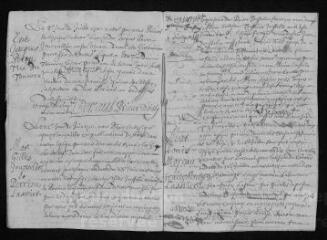 7 vues Registre paroissial. Baptêmes, mariages, sépultures (mars-septembre 1701)