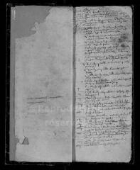 142 vues Registre paroissial. (1 page sans date) ; Baptêmes, mariages, sépultures (1630 - janvier 1631) ; baptêmes (1590-novembre 1630)