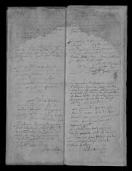 19 vues Registre paroissial. Baptêmes (1570-1571) ; mariages (octobre 1569) ; sépultures (octobre 1569-avril 1572)