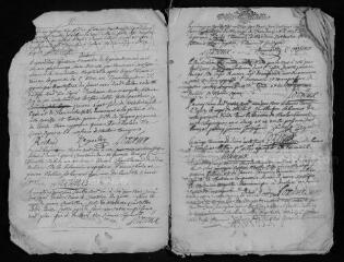 25 vues  - Registre paroissial. Baptêmes, mariages, sépultures (août 1688-février 1691) (ouvre la visionneuse)