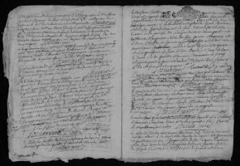 12 vues Registre paroissial. Baptêmes, mariages, sépultures (février-décembre 1691)