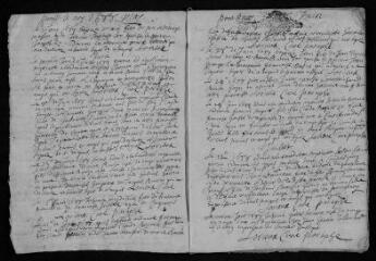 30 vues Registre paroissial. Baptêmes, mariages, sépultures (novembre 1687-mars 1692)